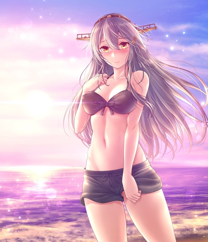 Haruna - NSFW, Anime art, Anime, Kantai collection, Haruna