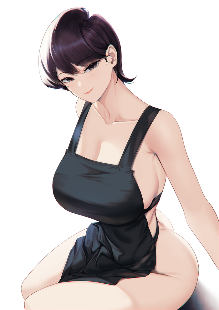 Mama Komi-san - NSFW, Blueorca, Art, Anime, Anime art, Erotic, Komi-san wa comyushou desu, Komi Shuuko, MILF, Longpost, Hand-drawn erotica