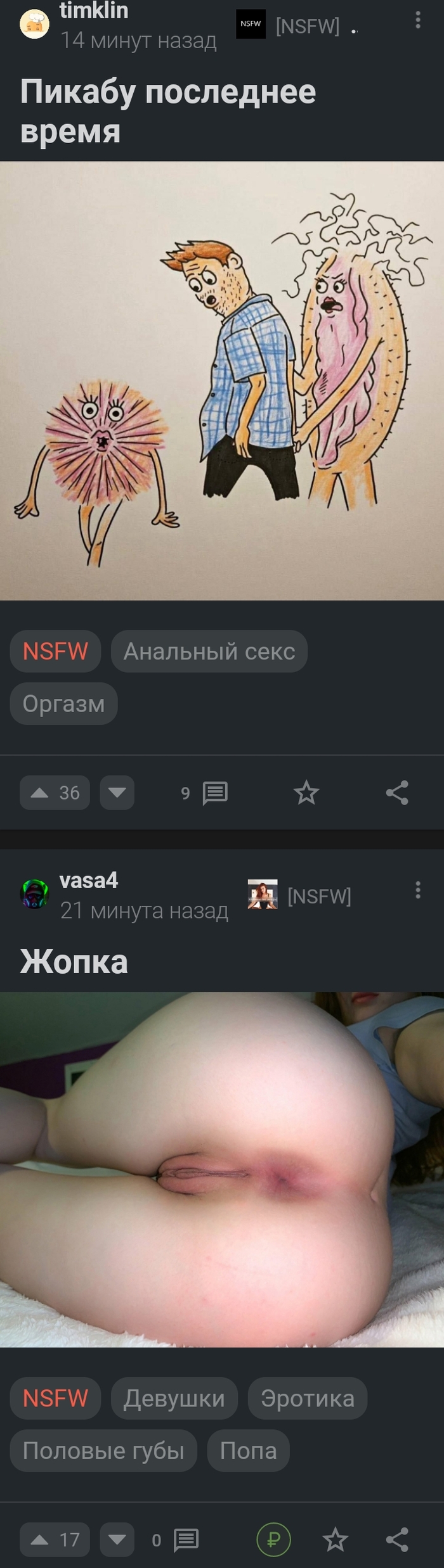 Пикабу в последнее время))) - NSFW, Пикабу, Волна постов, Длиннопост