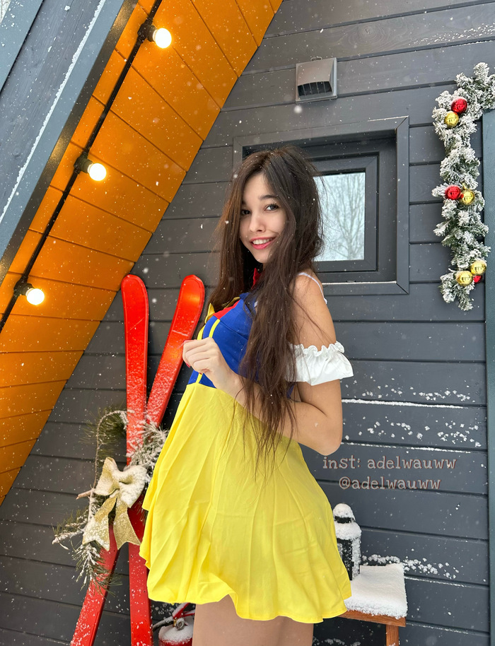 The Snow White You Deserve - NSFW, My, Girls, Asian, Brunette, The dress, Smile