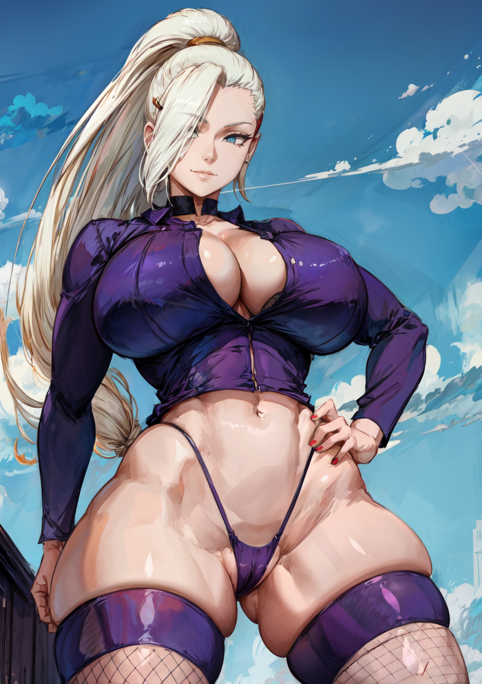 Eno - NSFW, Anime art, Anime, Neural network art, Naruto, Ino yamanaka