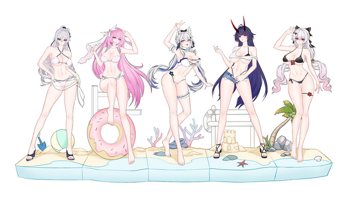 Devonki - NSFW, Anime, Figurines, Himeko (Honkai: Star Rail), Silver Wolf (Honkai: Star Rail), Tingyun (Honkai: Star Rail), Kafka (Honkai: Star Rail), March 7th (Honkai: Star Rail), Jingliu (Honkai: Star Rail), Bronya (Honkai: Star Rail), Honkai Impact, Kiana kaslana, Raiden Mei