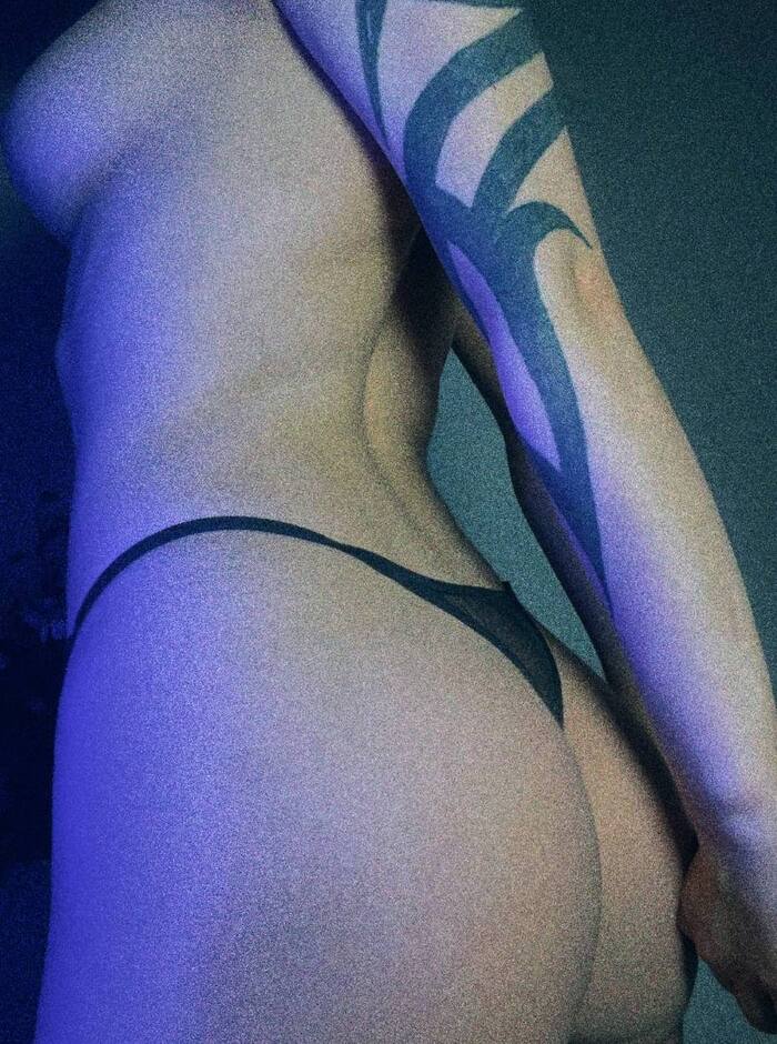 Intimate Gradient - NSFW, My, Girls, Erotic, Homemade, Booty, Back, Boobs, Girl with tattoo, No face, The photo