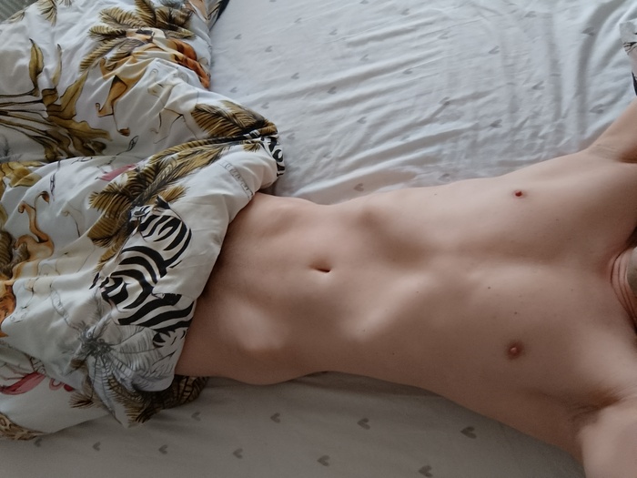Saturday is the best day of the week! - NSFW, My, Playgirl, Author's male erotica, Male torso, Bed, The photo