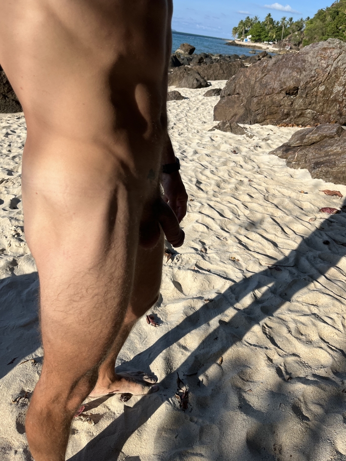We continue to trample the sand - NSFW, My, Nudism, Beach, Penis, Longpost