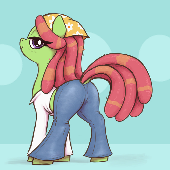 Horse in jeans - NSFW, My little pony, PonyArt, MLP Edge, Tree Hugger, T72b (artist)