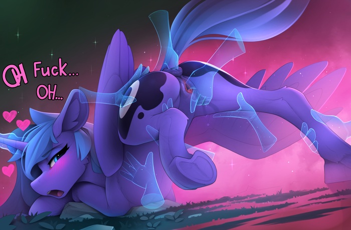 Caress the Harrier - NSFW, My little pony, MLP anatomically correct, MLP Explicit, Princess luna, Art, PonyArt