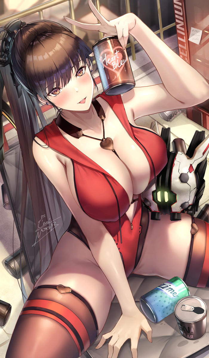 Eve - NSFW, Stellar Blade, Pixiv, Anime art, Anime, Hips, Boobs, Eve (Stellar Blade)