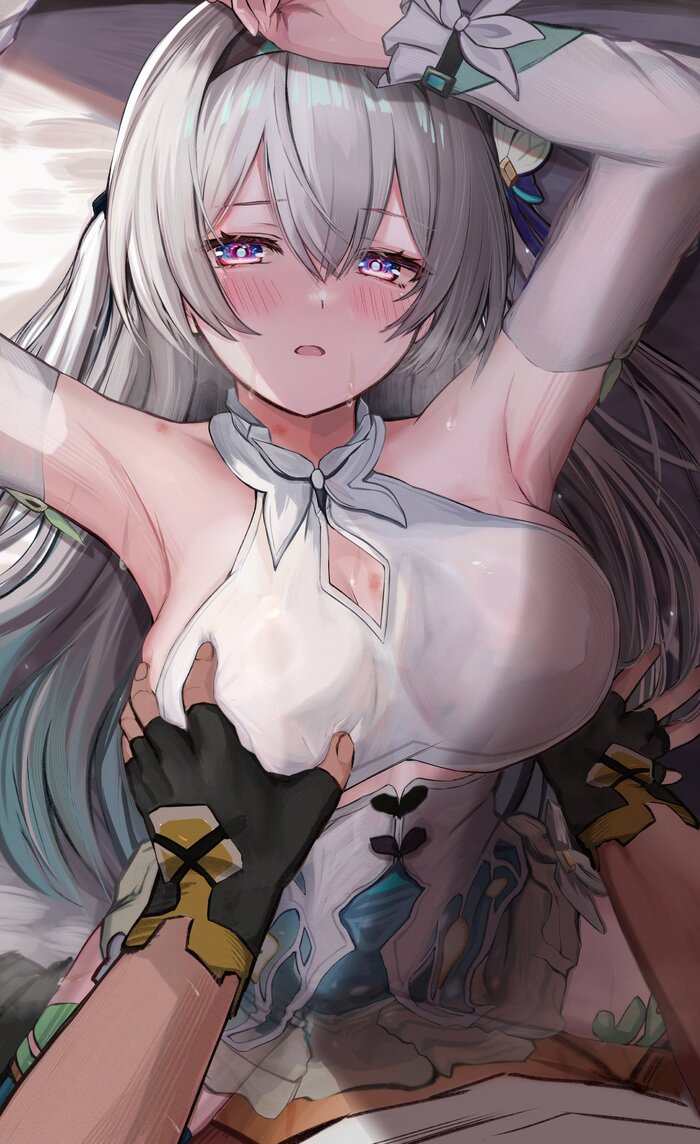 Целус и Хотару - NSFW, Anime Art, Аниме, Firefly (Honkai: Star Rail), Caelus (Honkai: Star Rail), Honkai: Star Rail, Efuri (Riarea00)