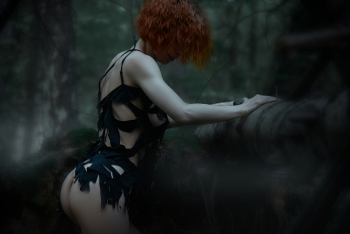 Forest Witch - NSFW, My, Professional shooting, Erotic, Models, The photo, Booty, Witches