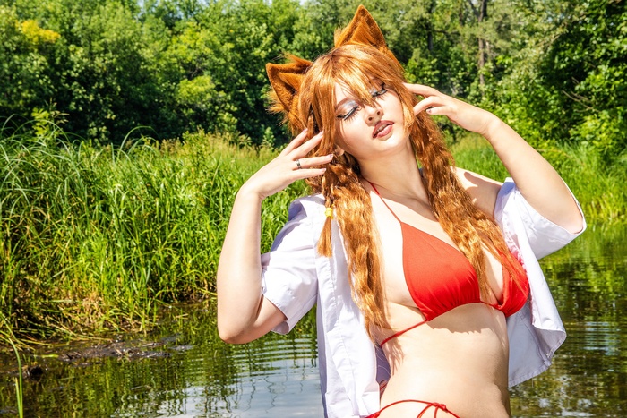 Summer, Julia, Beach - cosplay by 4iipainter - NSFW, My, Girls, The photo, Milota, Cosplay, 4iipainter