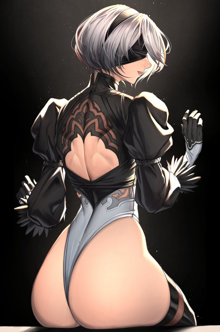 Yorha 2B - NSFW, Games, Art, NIER Automata, Yorha unit No 2 type B, Erotic