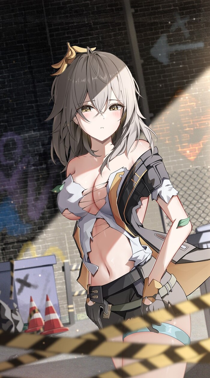 Stelle - NSFW, Anime Art, Аниме, Stelle (Honkai: Star Rail), Honkai: Star Rail, Yeni1871, Банан