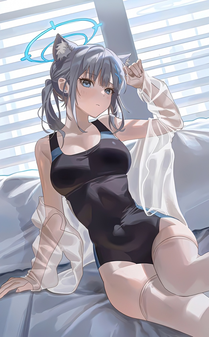 Shiroko - NSFW, Anime, Anime art, Blue archive, Sunaookami shiroko