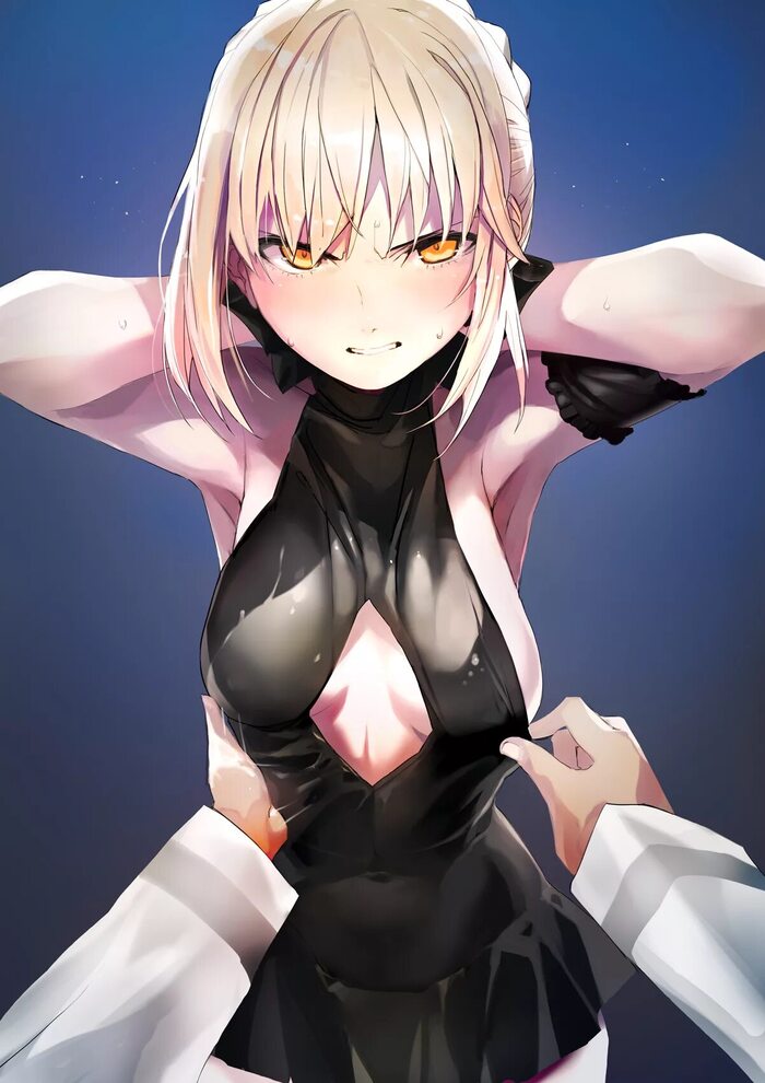 Glutton Saber - NSFW, Anime, Anime art, Fate, Fate grand order, Saber alter, Artoria pendragon