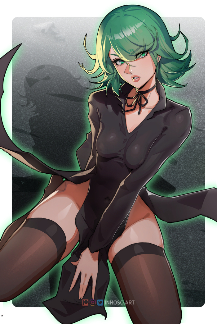 Tatsumaki - NSFW, Inhosoart, Art, Anime, Anime art, Hand-drawn erotica, Erotic, Onepunchman, Tatsumaki