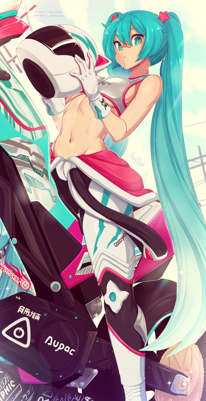 I'm not sure about the art, I found it in the nsfw group, so, I throw it like nswf - NSFW, Anime, Stomach, Girls, Moto, Hatsune Miku, Hand-drawn erotica