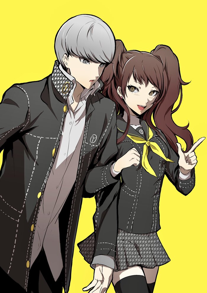 Riset and her senpai - NSFW, Art, Anime, Anime art, Hand-drawn erotica, Erotic, Persona, Persona 4, Kujikawa Rise, Longpost, Game art, Games