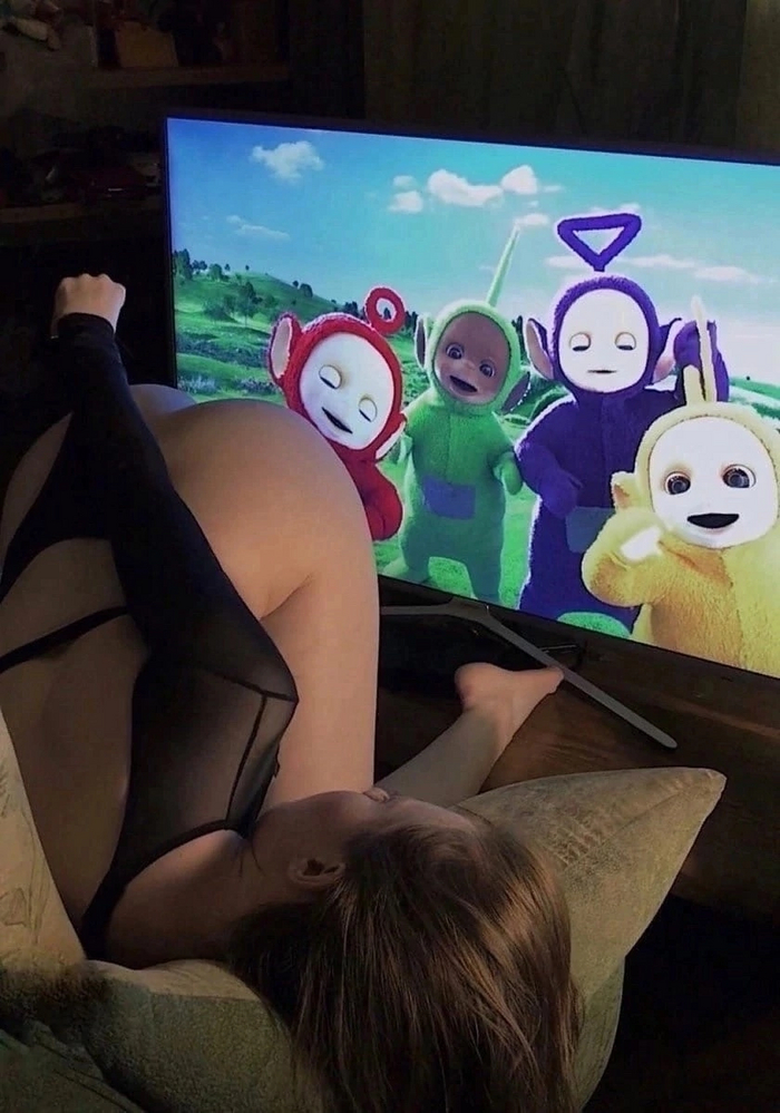 She is joking - NSFW, Images, Erotic, Teletubbies, Girls, Booty