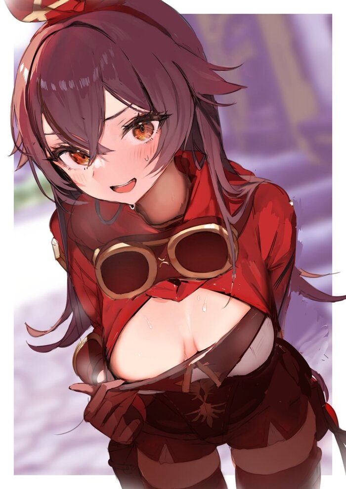 278. pomesaurus - NSFW, Boobs, Anime, Etty, Hentai, Hololive, Blue archive, Genshin impact, GIF, Video, Vertical video, Longpost