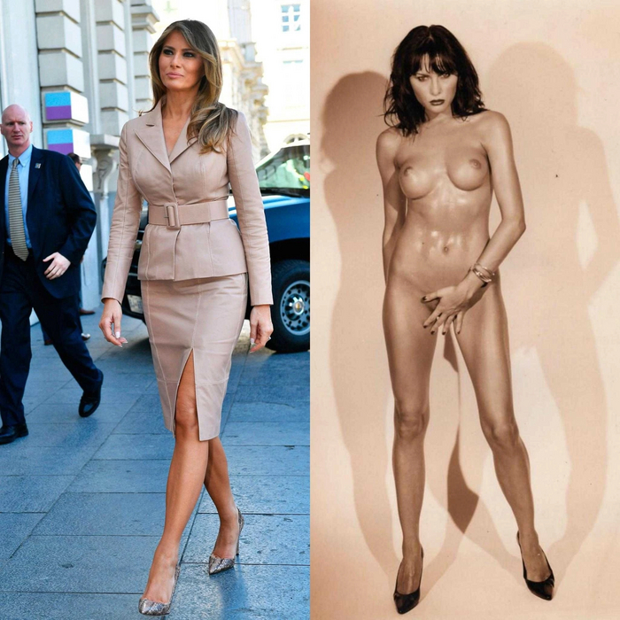 Melania Trump - NSFW, Erotic, Girls, The photo, Melania trump, Telegram (link), 18+