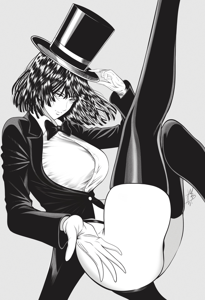 Magician Fubuki - 18+, Mostlybluewyatt, Art, Anime, Anime art, Hand-drawn erotica, Erotic, Onepunchman, Fubuki, NSFW