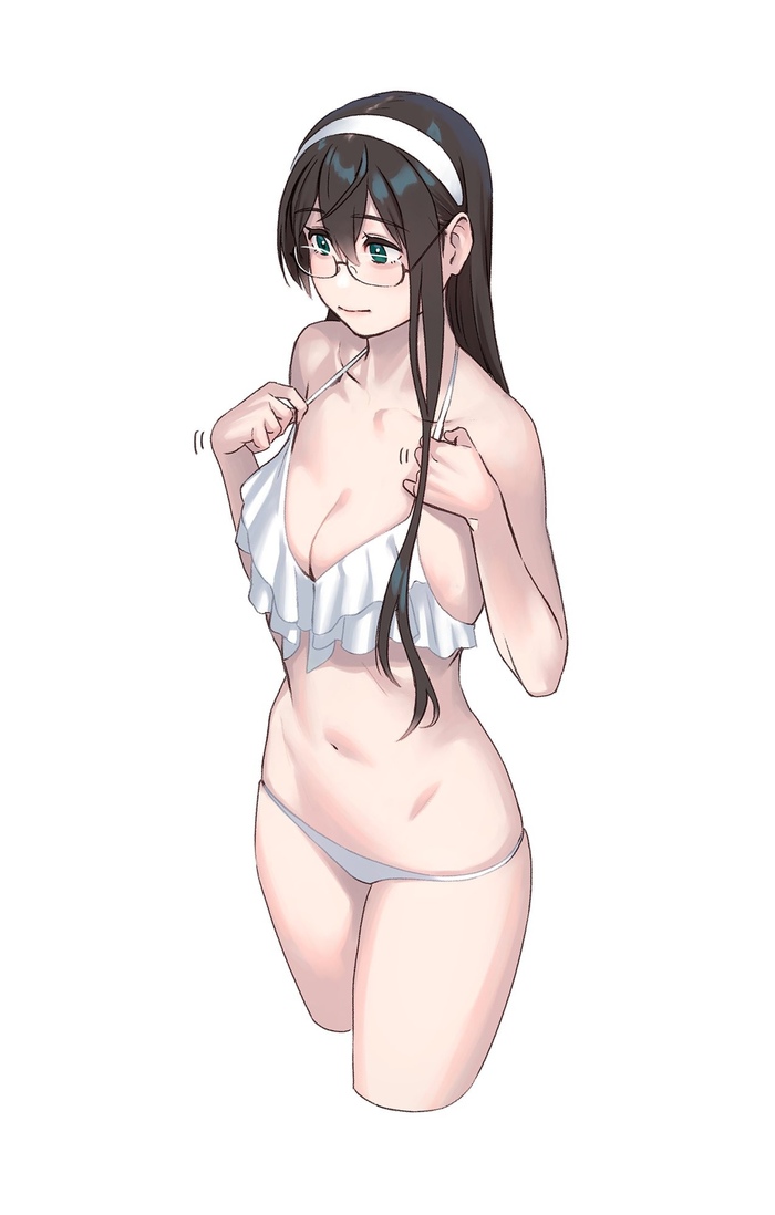 Ooyodo - NSFW, Anime art, Anime, Kantai collection, Ooyodo, Megane