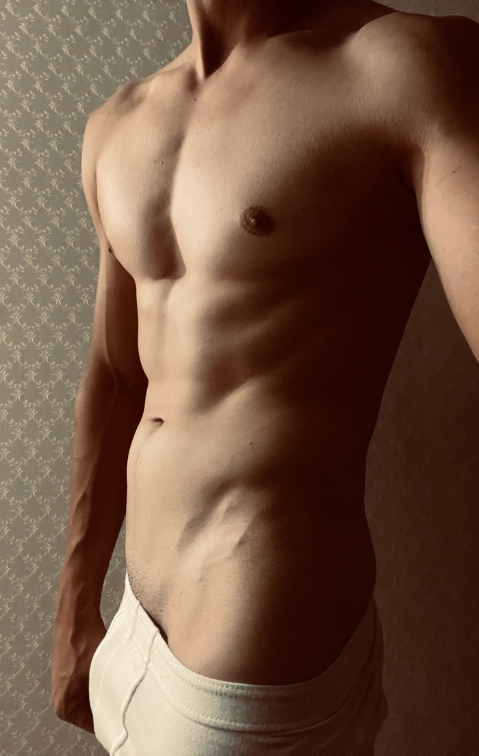 Good night, my dear 84 subscribers - NSFW, My, Author's male erotica, Male torso, Athletic body, Playgirl