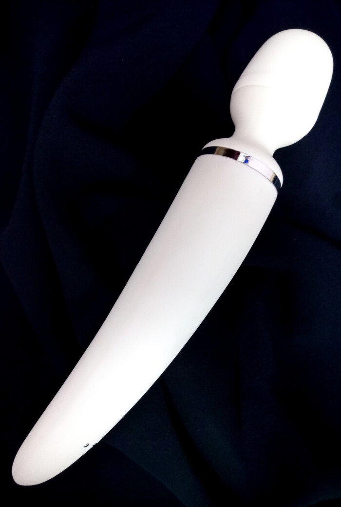 SexFox Review. Satisfyer Wand-er Woman - massage in XXL format - NSFW, My, Sex Toys, Vibrator, Sex Shop, Massage, Overview, Video, Vertical video, Longpost