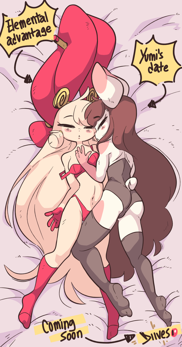 Furotika by Diives - NSFW, Diives, Furotica, Lesbian, Yuri, Furry art, Yiff, Bunny tail, Longpost