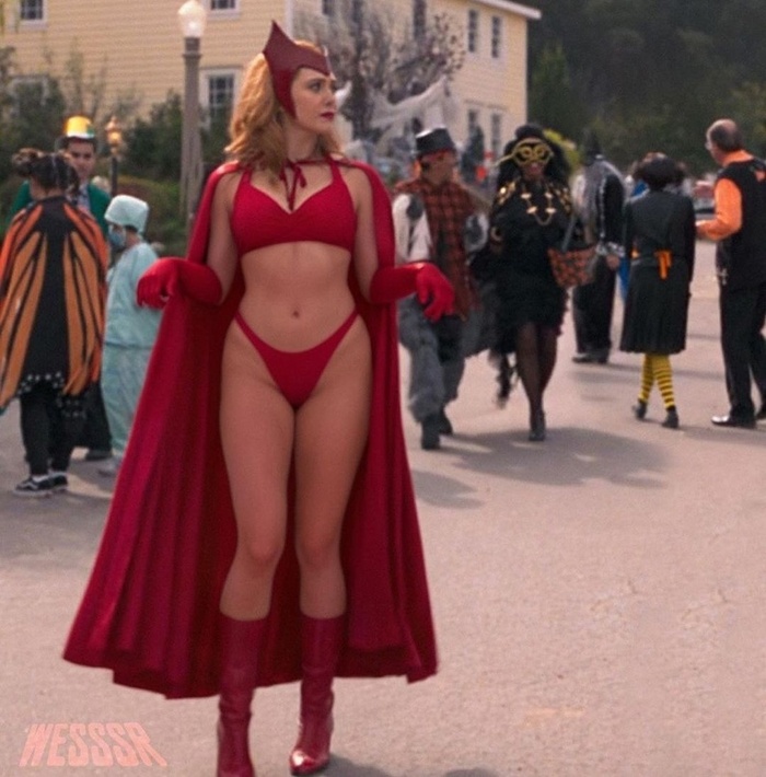 The correct image of the Scarlet Witch - NSFW, Photoshop, Scarlet Witch, Vandavigen