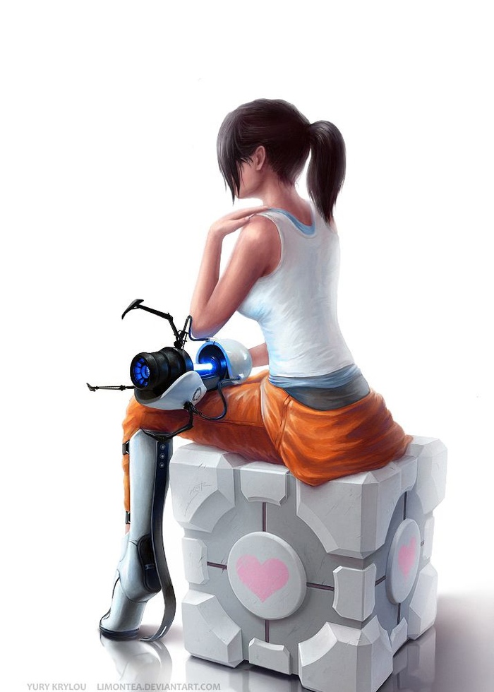 Chell - NSFW, Images, Art, Erotic, Portal, Computer games