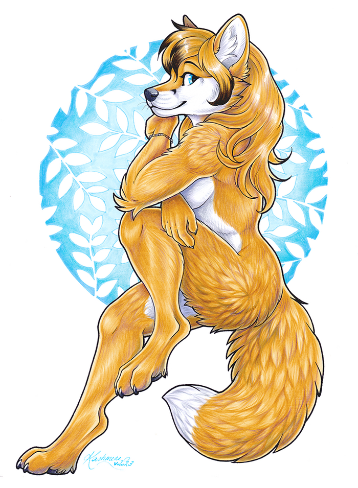 Alex Fox - NSFW, Furry, Anthro, Art, Furry edge, Furry fox, Kashmere